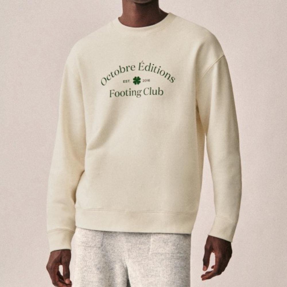 🆕 Octobre Éditions Cream Sweatshirt from Sezane